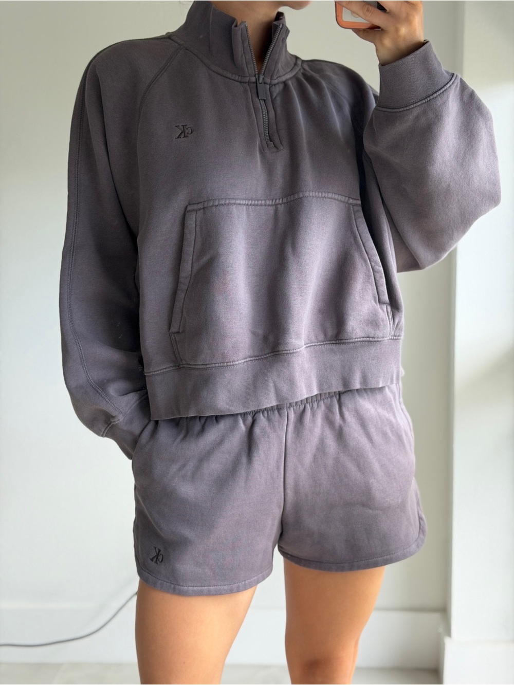 Calvin Klein Zip and shorts set